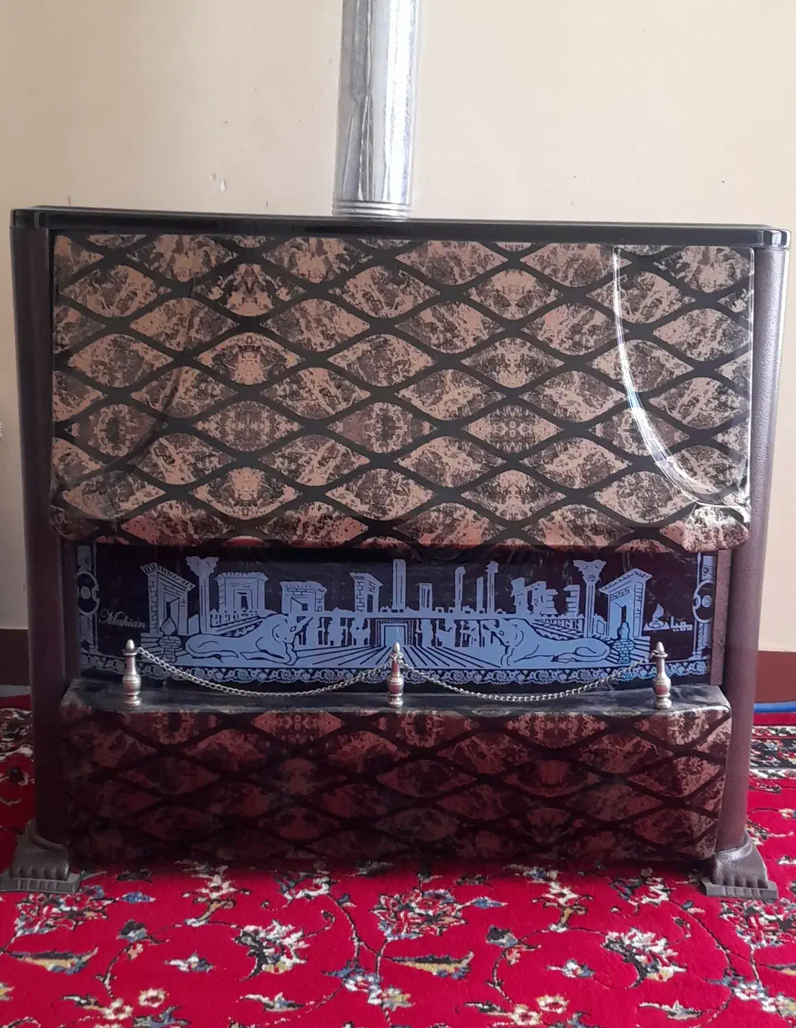 بخاری طرح شومینه مهیان ۹۰۰۰|بخاری، هیتر، شومینه|باغ بهادران, |دیوار