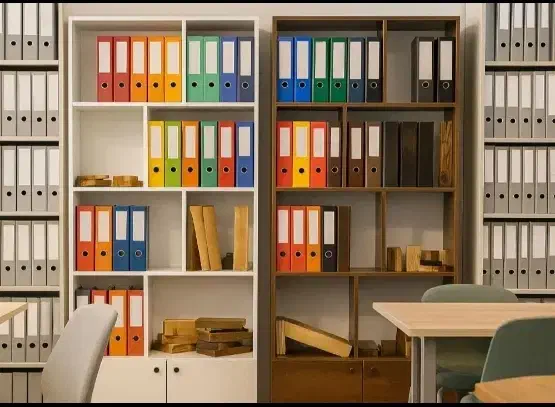 کتابخونه / قفسه/ ویترین شلف/ کتابخانه / کمد اداری|کتابخانه، شلف، قفسه‌های دیواری|همدان, |دیوار