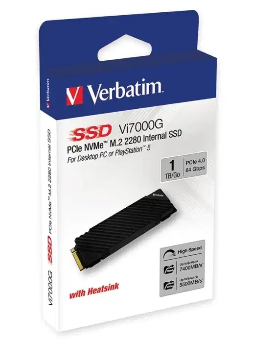 SSD Verbatim 1tb مخصوص پلی‌استیشن ۵|کنسول، بازی ویدئویی و آنلاین|تهران, امام خمینی|دیوار