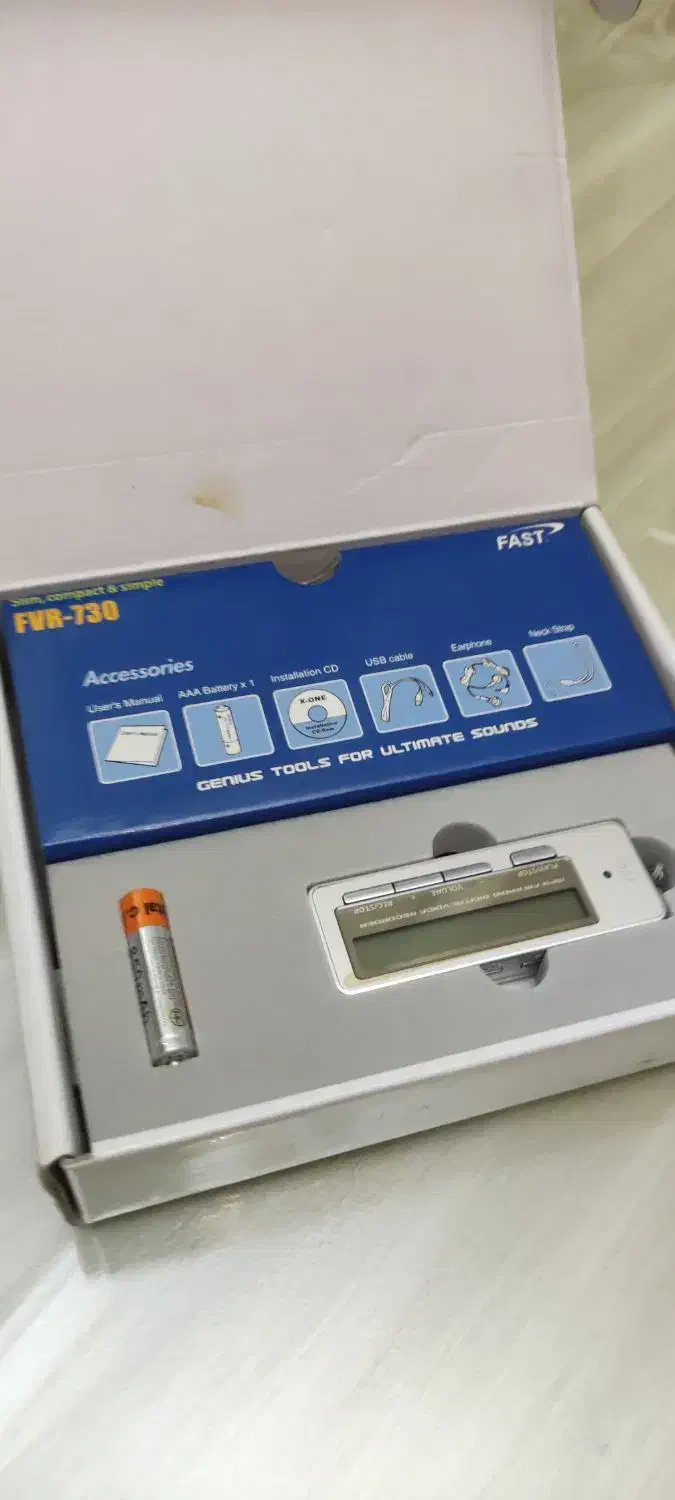 پخش mp3 و ضبط صدا ساخت کره  مدلfvr7301|پخش‌کننده همراه|تهران, تهرانپارس جنوبی|دیوار