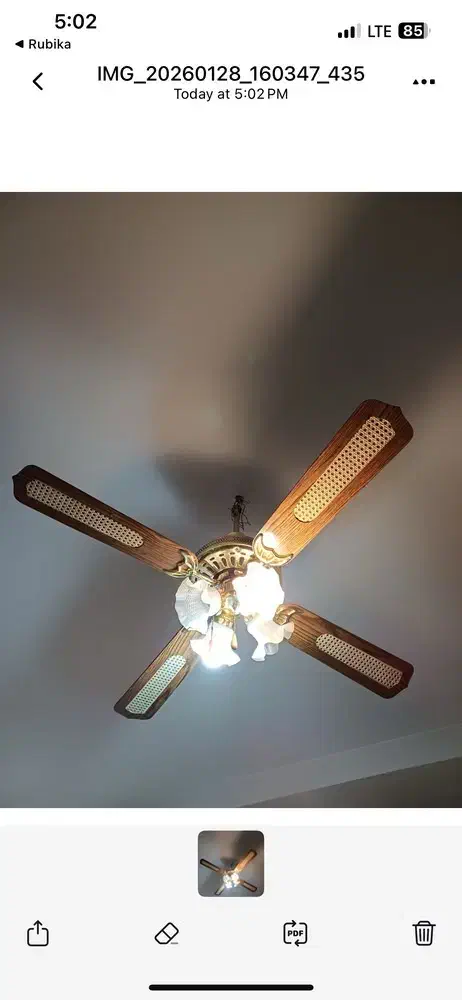 لوستر و پنکه سقفی|لوستر و چراغ آویز|تبریز, |دیوار