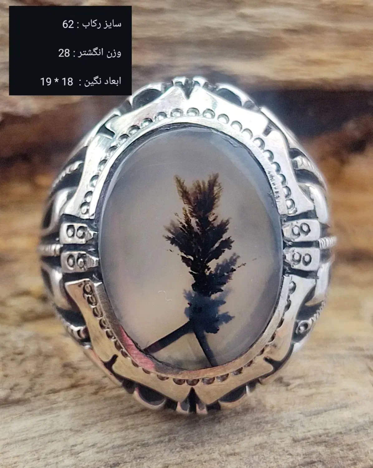 تعدادی انگشتر شجر با قیمت مناسب|جواهرات|تهران, آذربایجان|دیوار