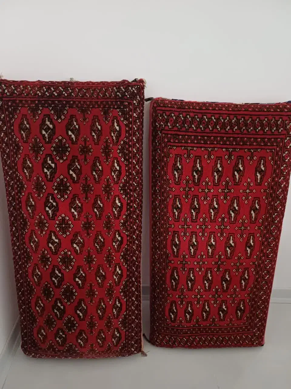 پشتی دست بافت ترکمنی دو دست(۴عدد)|پشتی|مشهد, الهیه|دیوار