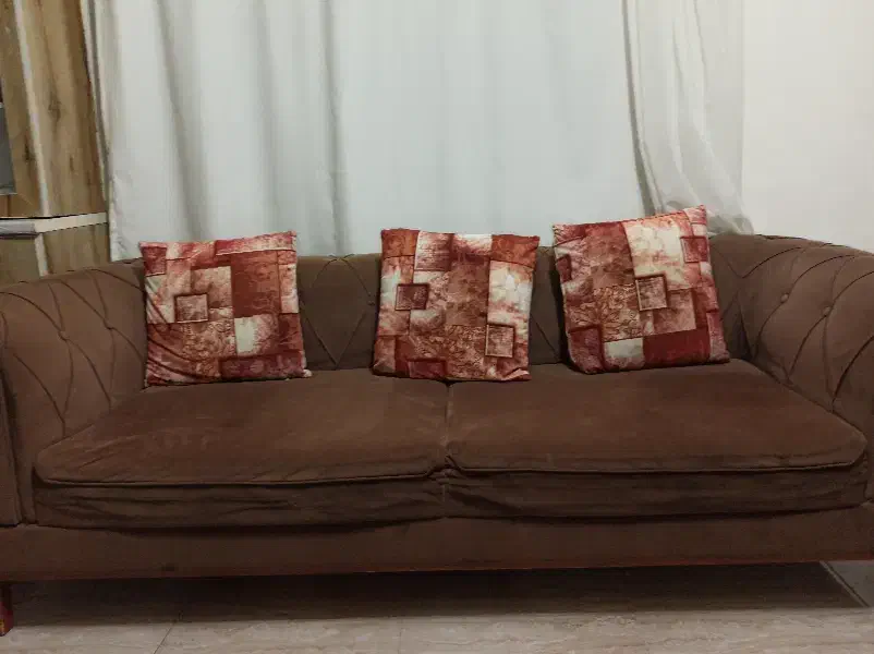 مبل7 نفره قهوه ای|مبلمان خانگی و میز عسلی|بوکان, |دیوار