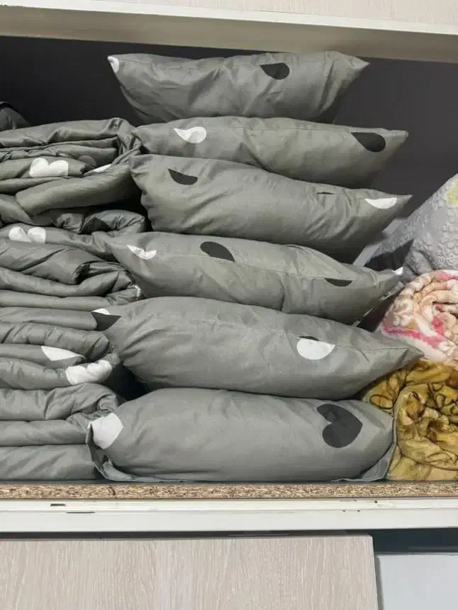 بالشت۱۲عددباروکش کاملاسالم وتمیز|رختخواب، بالش، پتو|فردیس, کچویی|دیوار