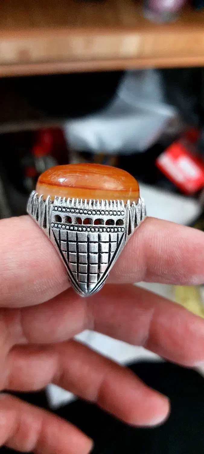 انگشتر عقیق|زیورآلات و اکسسوری|قم, سید معصوم|دیوار