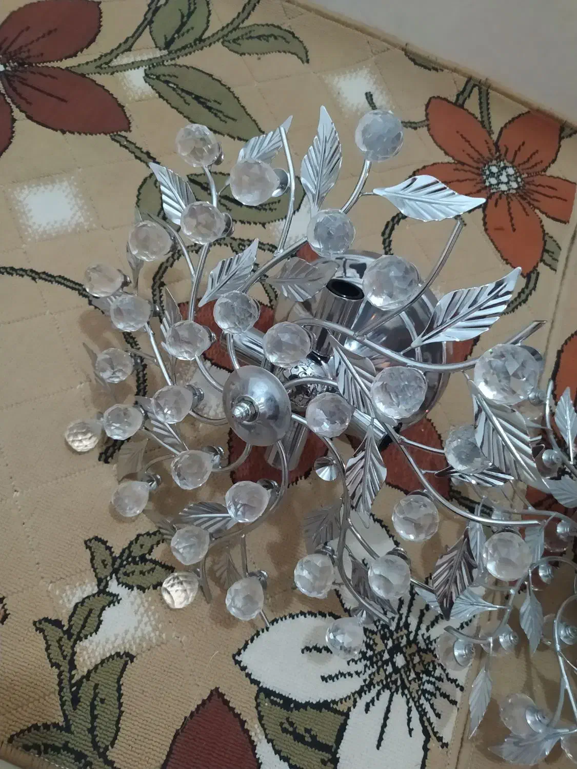 لوستر نقره ای|لوستر و چراغ آویز|سنندج, |دیوار