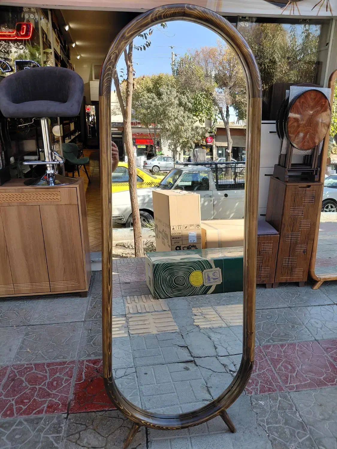 آینه قدی های چوبی فلزی و دفرمه|آینه|اصفهان, شهریار|دیوار