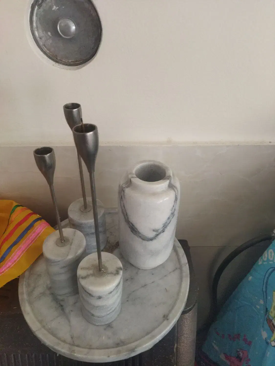 یک دست سرویس جا شمعی|صنایع دستی و سایر لوازم تزئینی|شیراز, ریاستی|دیوار