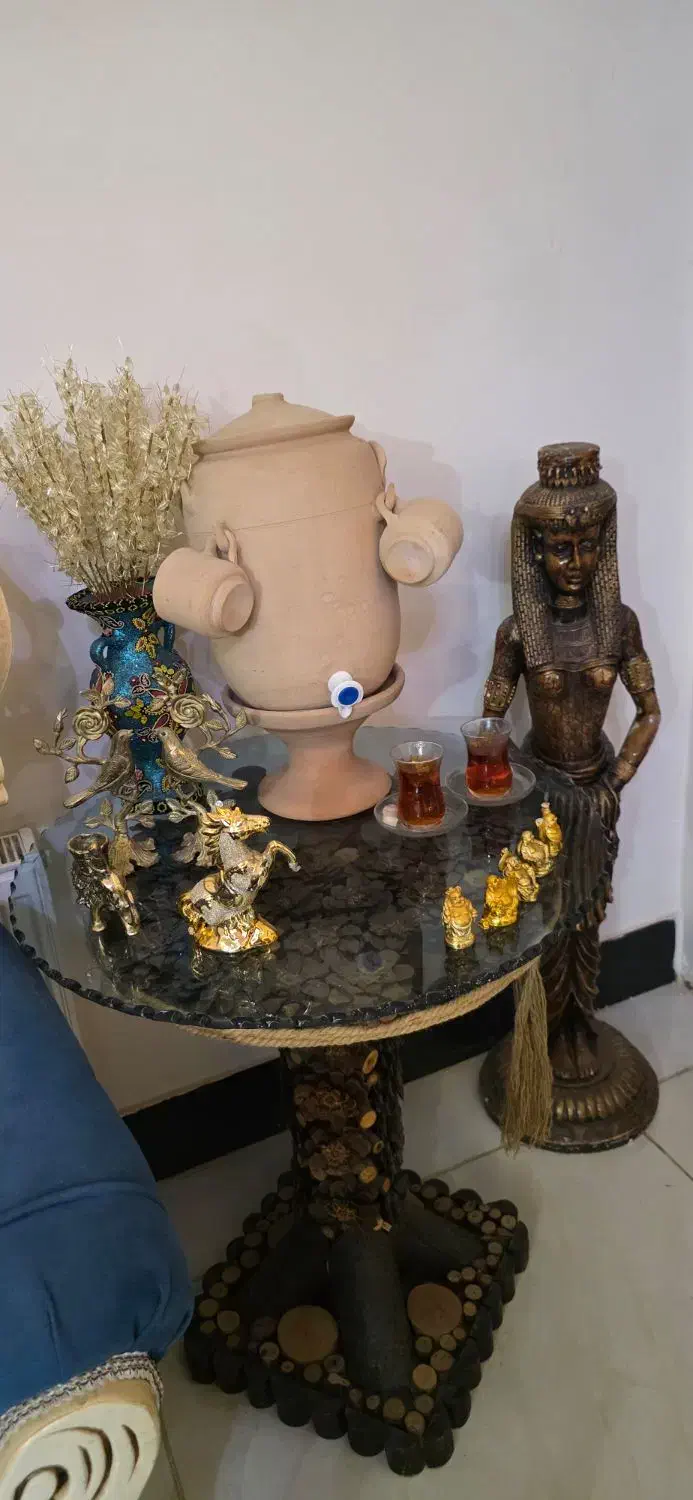 میز خاطره با چوب جنگلی|مبلمان خانگی و میز عسلی|فردوسیه, |دیوار