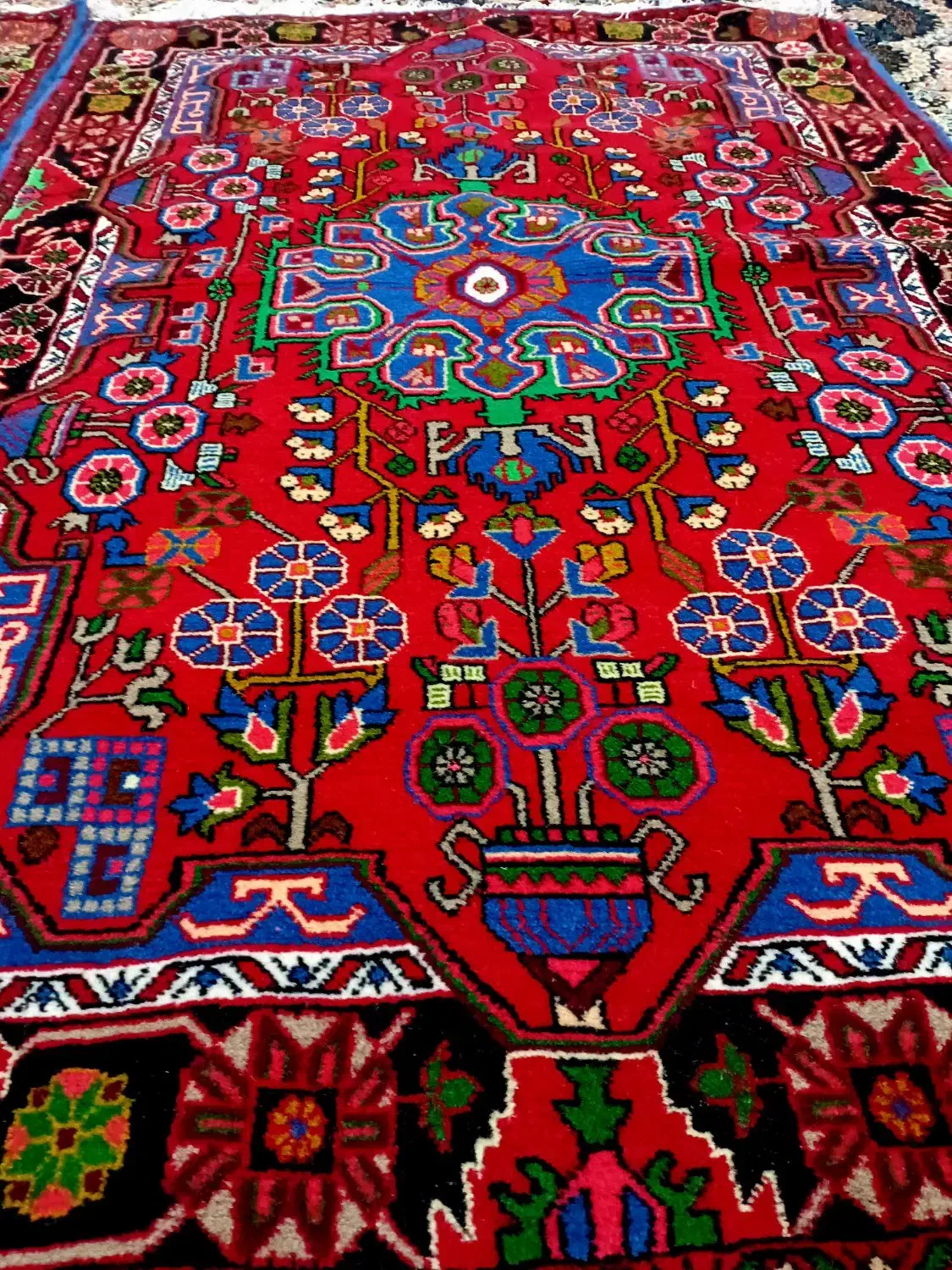 قالی دست بافت|فرش|نهاوند, |دیوار