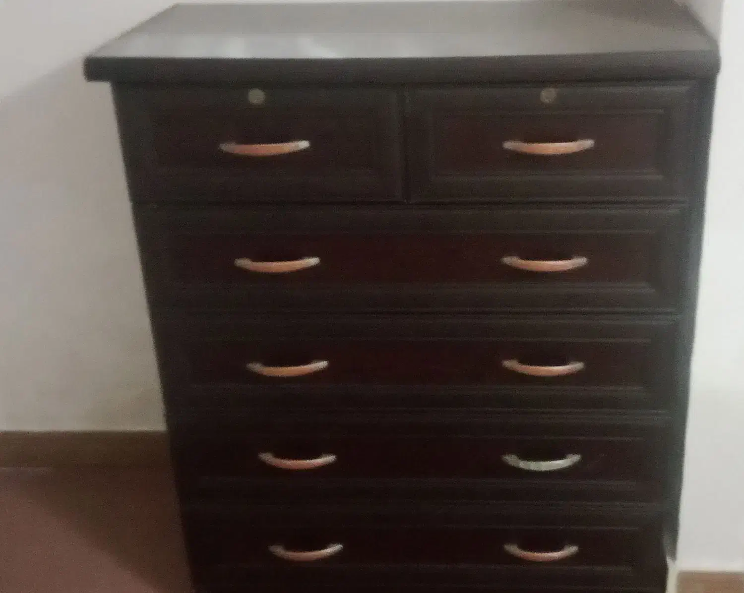 دراور قهوه ای 5طبقه|جاکفشی، کمد، دراور|اندیشه, اندیشه فاز ۴|دیوار