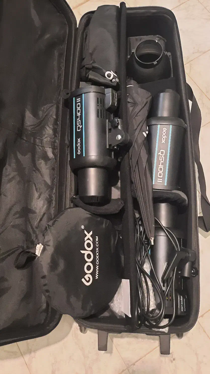 کیت فلاش استودیویی گودکس Godox Falsh QS-400 II|دوربین عکاسی و فیلم‌برداری|تبریز, |دیوار