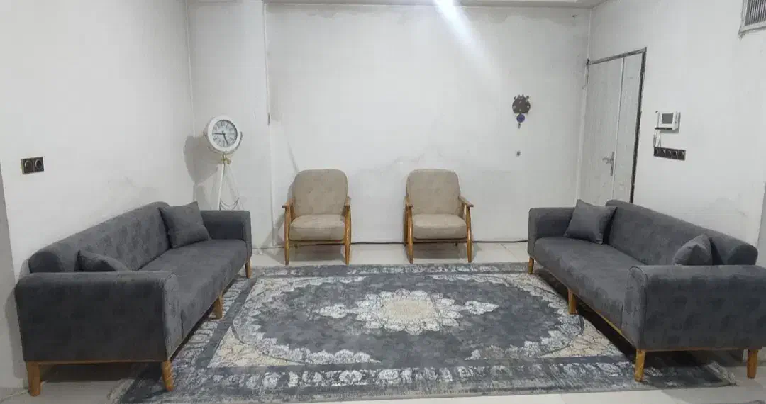 مبل مینیمال هشت نفره با پارچه لینا|مبلمان خانگی و میز عسلی|مشهد, طبرسی شمالی|دیوار