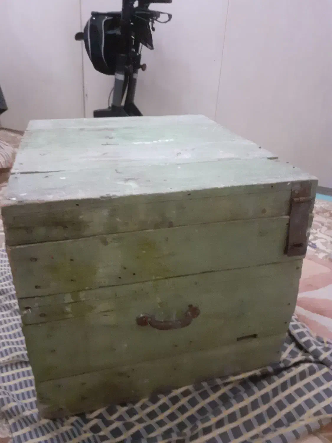 صندوق جعبه چوبی قدیمی|کلکسیون اشیاء عتیقه|تهران, شهرک ولیعصر شمالی|دیوار