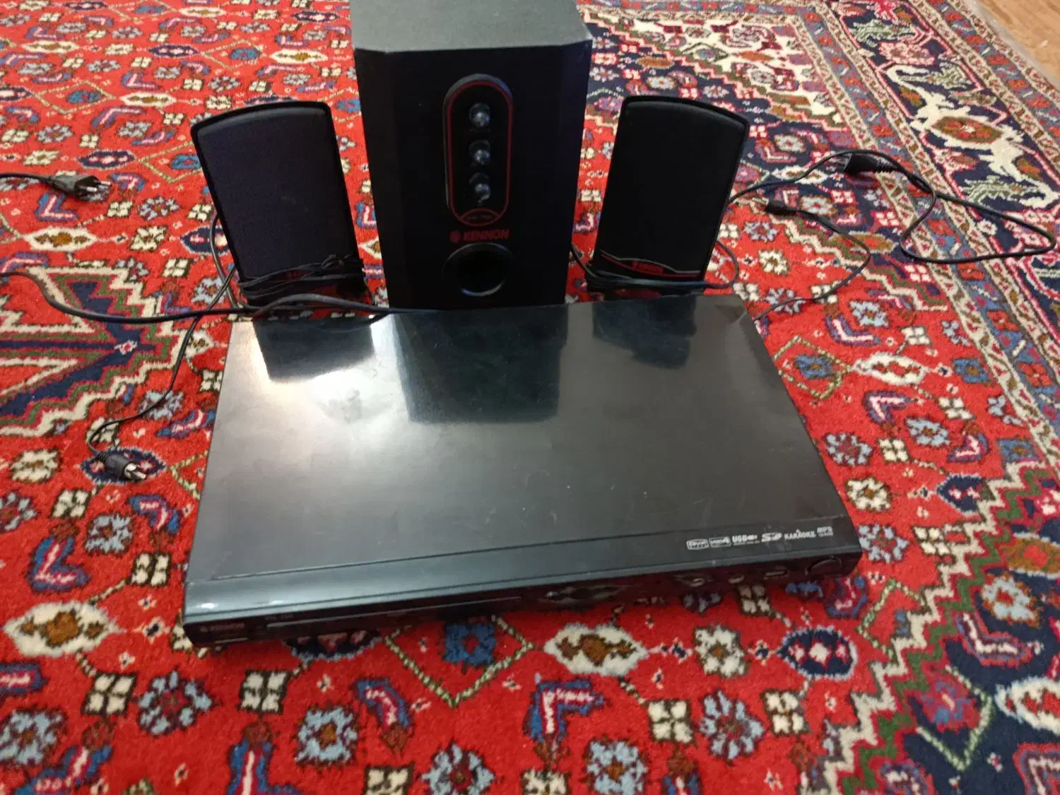 دی وی دی پلیر همراه با پک کامل|پخشکننده DVD و ویدیو|اردبیل, |دیوار