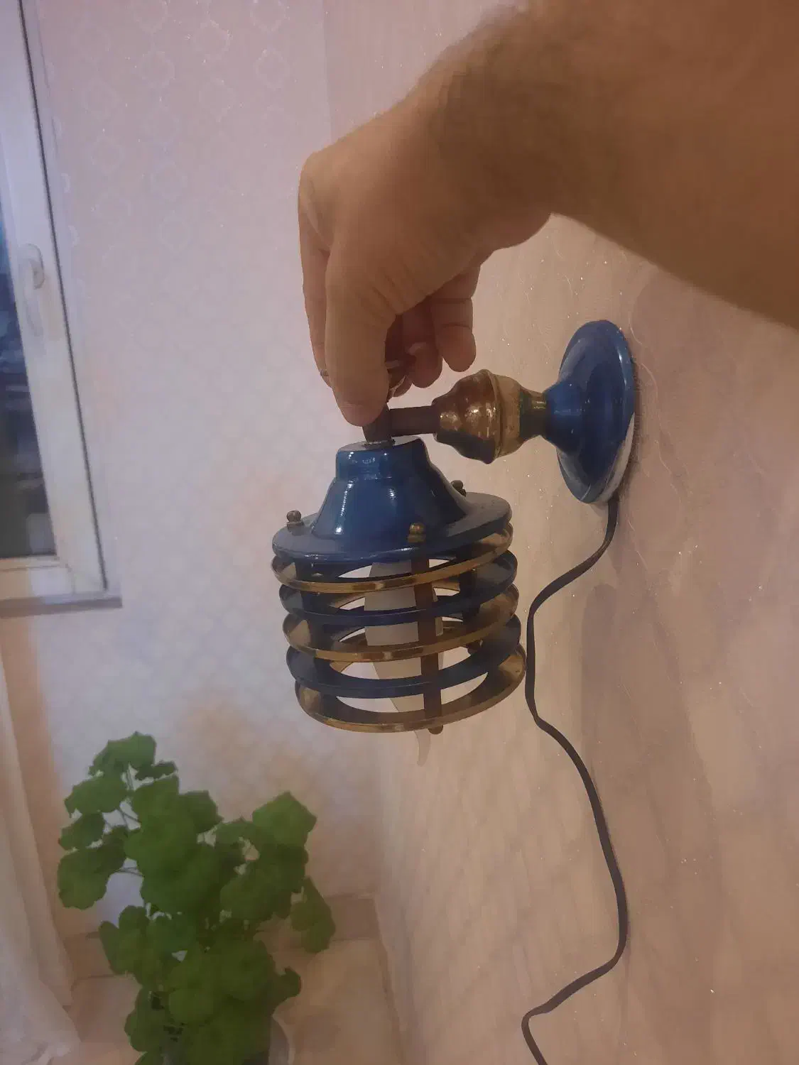 چراغ اتاق خواب|چراغ خواب و آباژور|تبریز, |دیوار