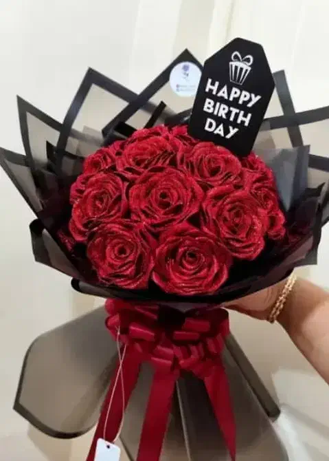 سفارش دسته گل و تک شاخه روبانی مناسب یلدا|گل مصنوعی|برازجان, |دیوار