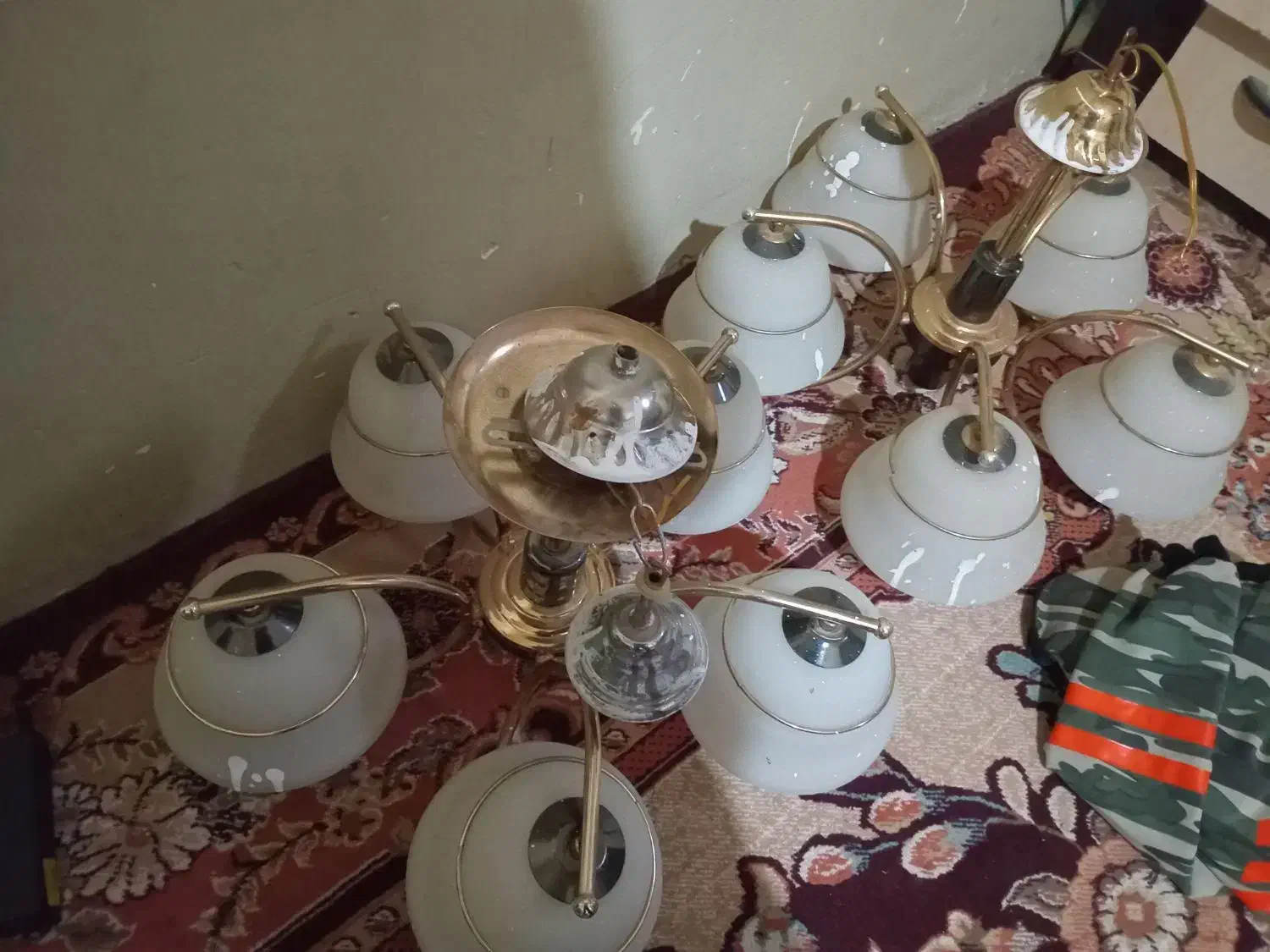 لوستر|لوستر و چراغ آویز|تایباد, |دیوار