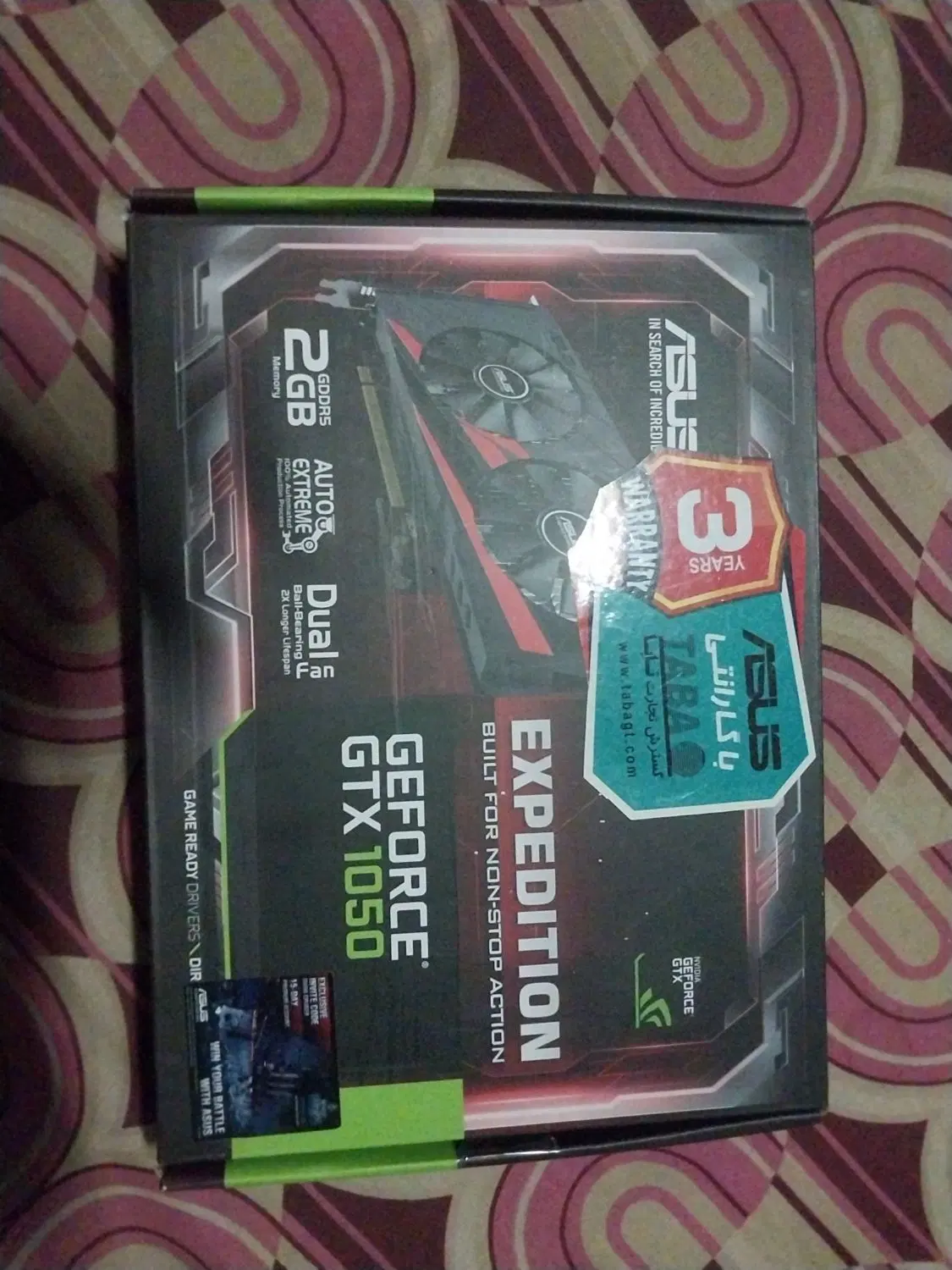 gtx 1050 2gb dual fan Asus|قطعات و لوازم جانبی رایانه|قدس, شهر‌قدس|دیوار
