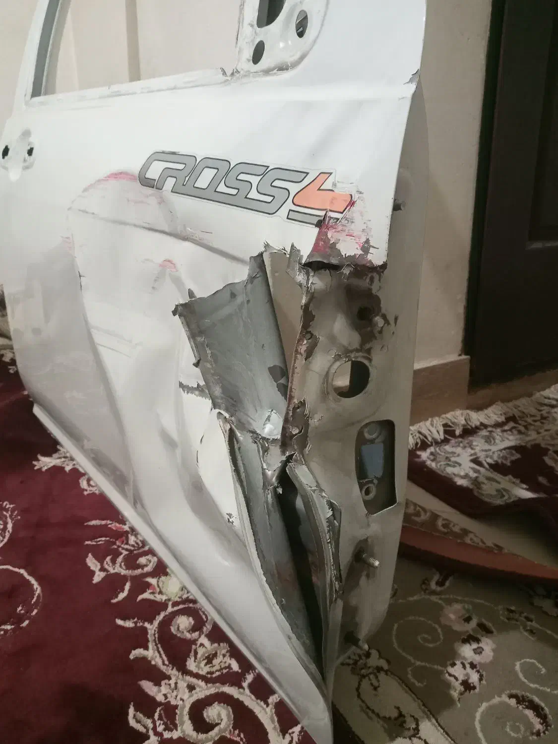 درب شاگرد جلو راست و گلگیر جلو راست کوییک تصادفی|قطعات یدکی و لوازم جانبی|فشاپویه, |دیوار