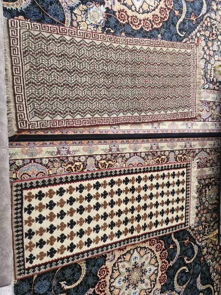 قالی ترکی دست باف|فرش|دوگنبدان, |دیوار