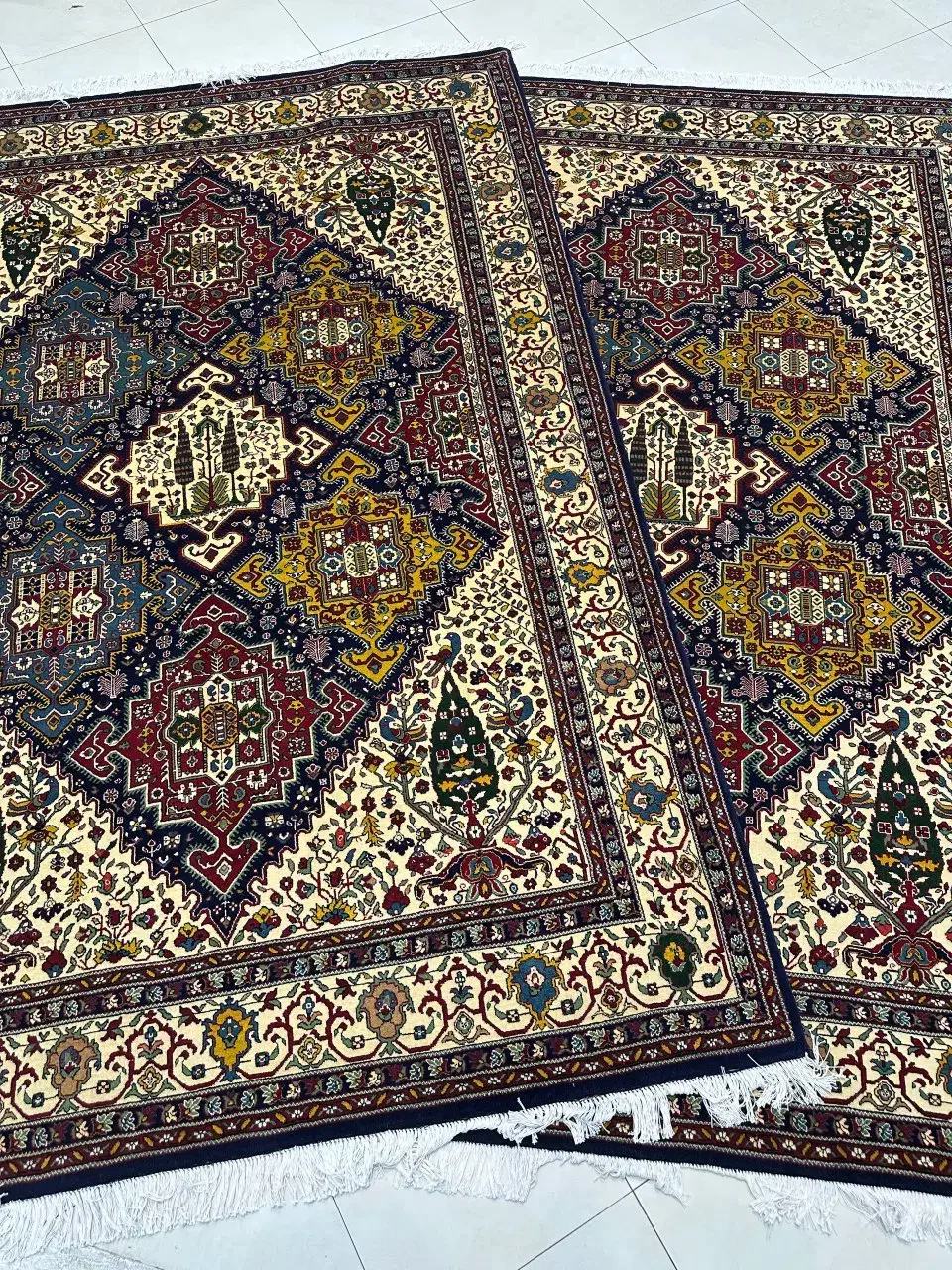 قالی دستبافت قشقایی 6 متری|فرش|مشهد, فلسطین|دیوار