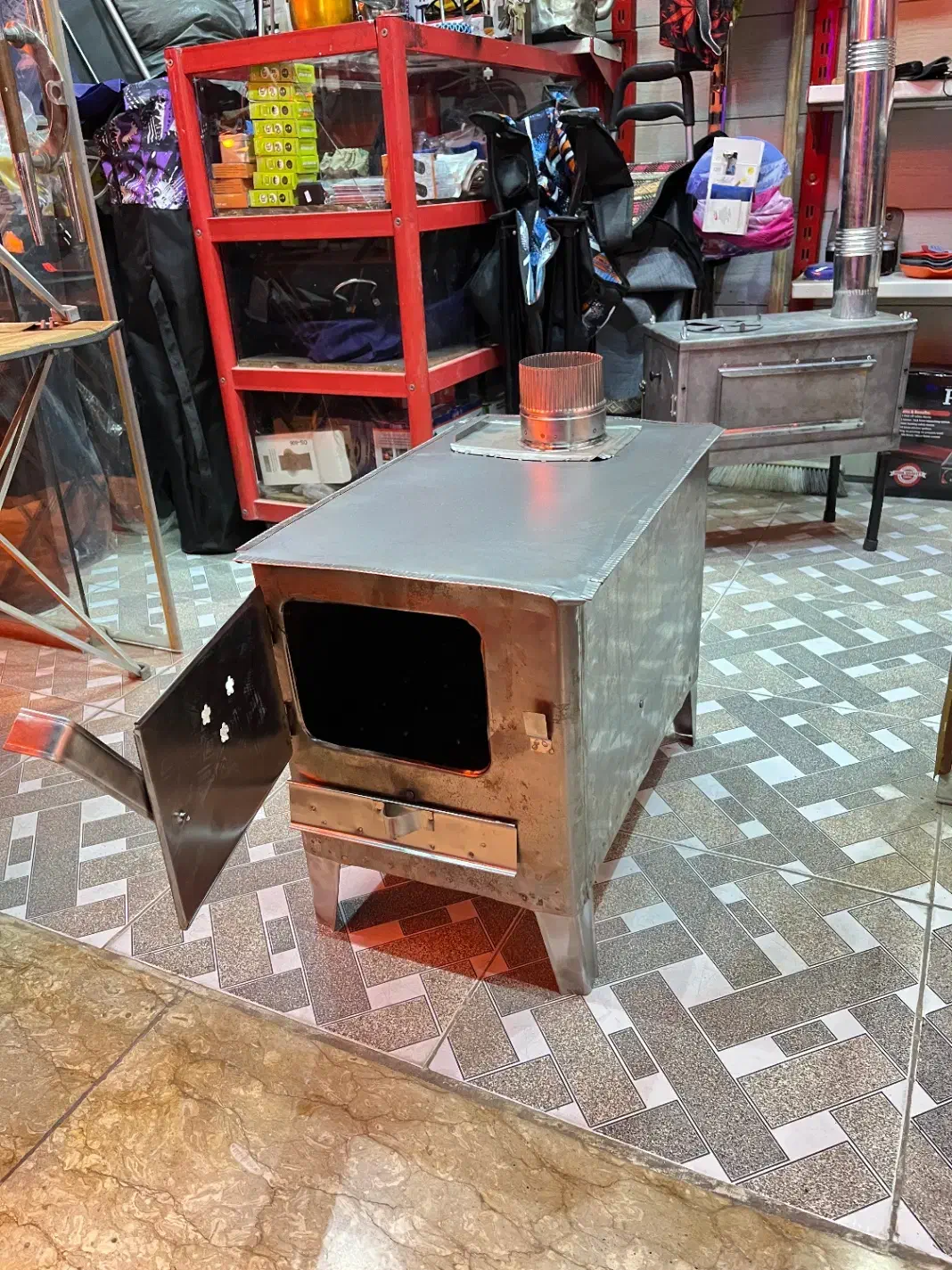 انواع بخاری های باغی وسفری|بخاری، هیتر، شومینه|شیراز, بازار|دیوار