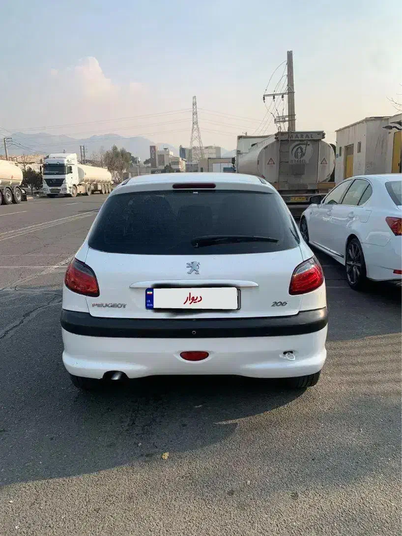 پژو 206 تیپ 5|خودرو سواری و وانت|تهران, امیریه|دیوار