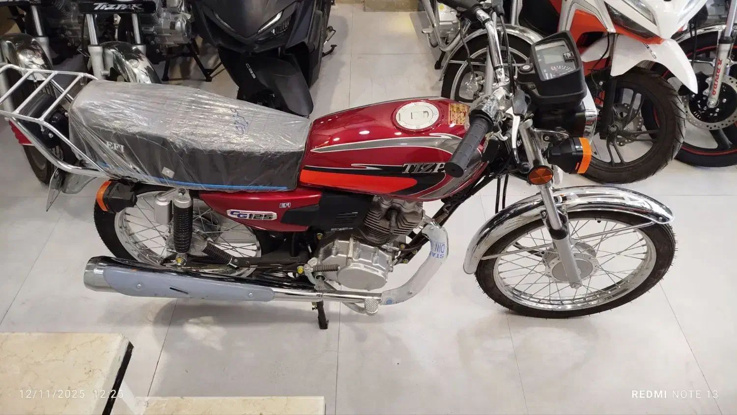 موتور هندا 125 تیزپر توس شرایطی با سفته|موتورسیکلت|مشهد, رده|دیوار