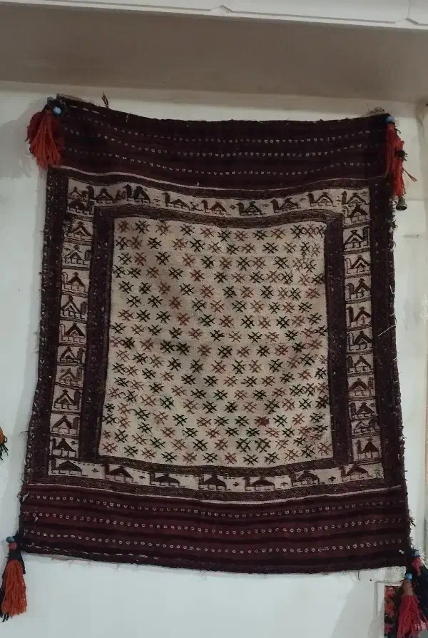 سفره ی سنتی نان پز|سفره، حوله، دستمال آشپزخانه|لردگان, |دیوار