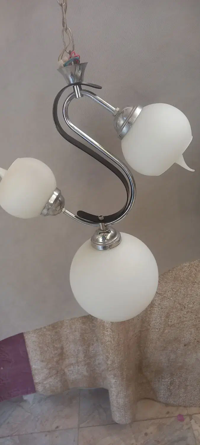 لوستر اتاق خواب و آشپزخانه|لوستر و چراغ آویز|قم, باجک دو|دیوار