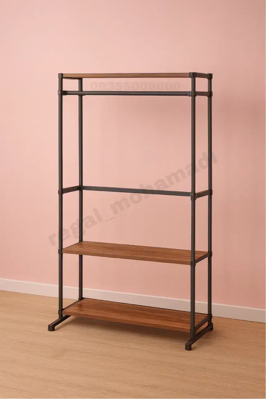 استراکچر فلزی بند رخت قفسه مدل رگال۶۳|بندرخت و رخت‌آویز|قم, ارم|دیوار