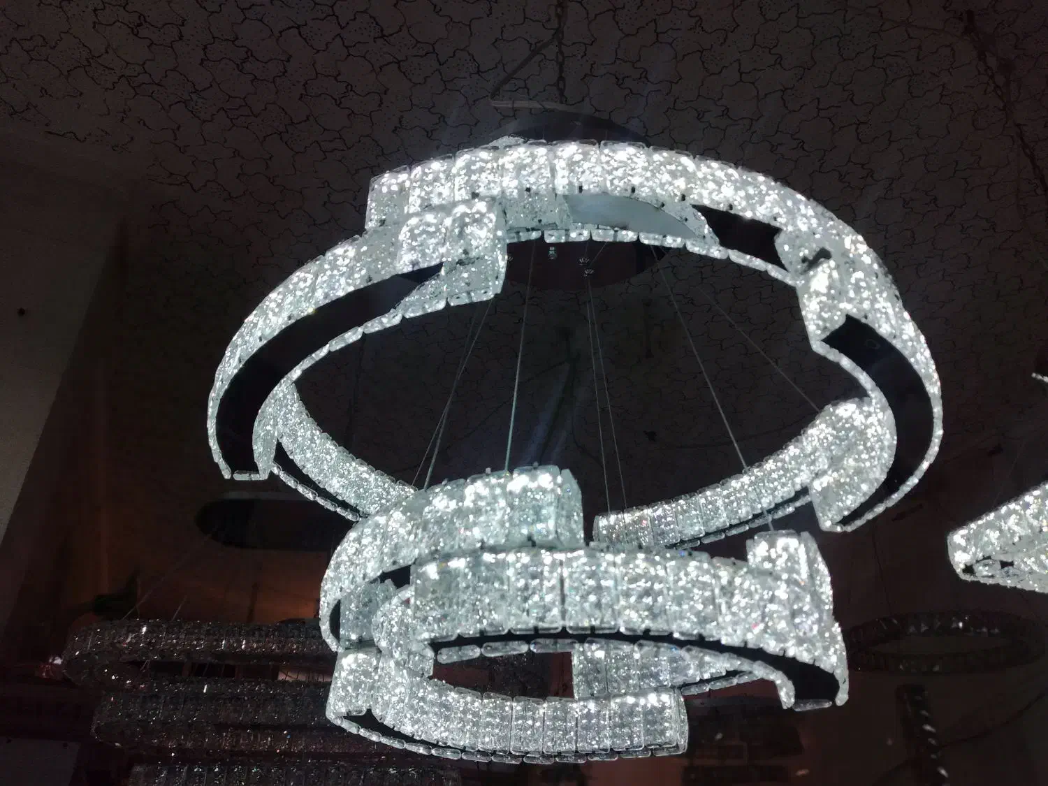 لوستر کریستالی ، اپلیکیشن دار|لوستر و چراغ آویز|کرمانشاه, |دیوار