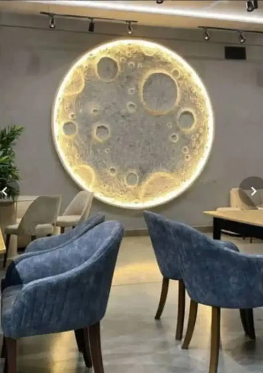 ساخت وسفارش انواع تابلوهای ماه درخشان (چراغ دار)|تابلو، نقاشی، عکس|کرمانشاه, |دیوار