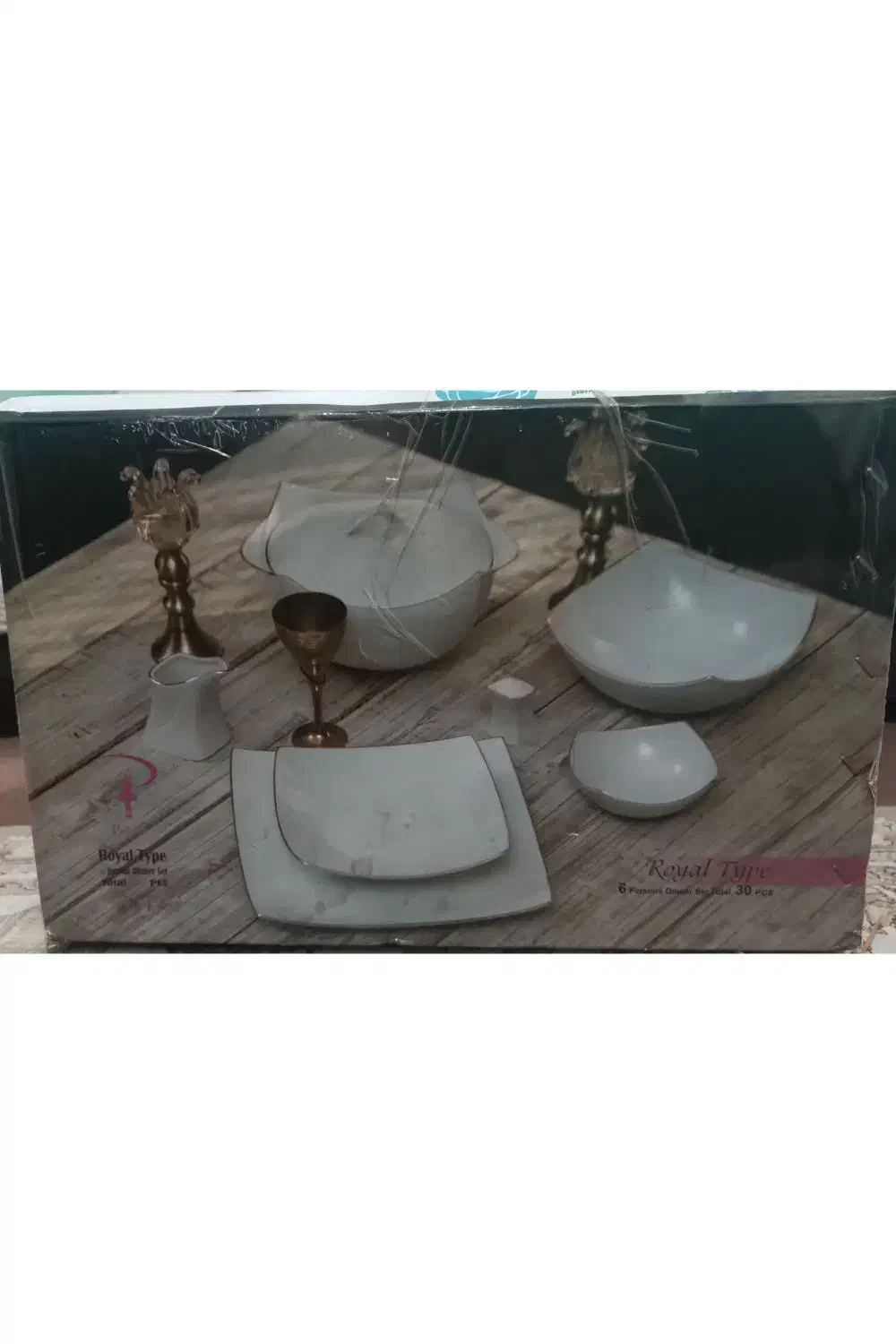 سرویس غذاخوری چینی ۱۲نفره آکبند درجه یک مربع|ظروف سرو و پذیرایی|ری, ولی آباد|دیوار