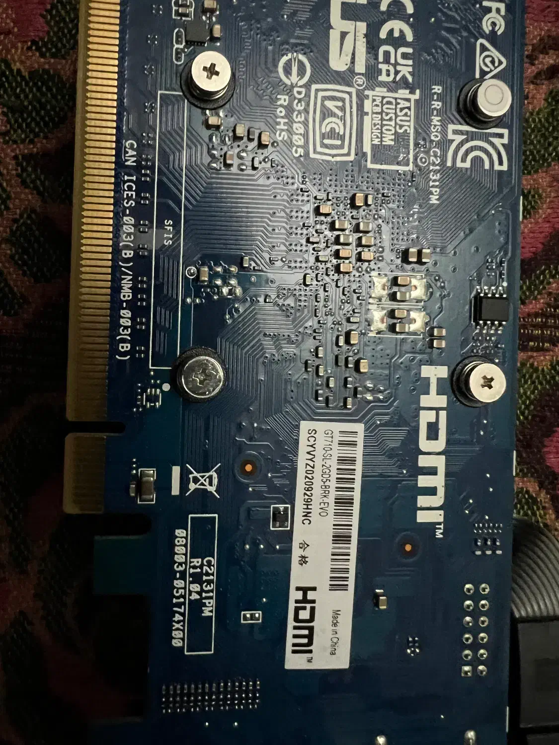 گرافیک ایسوس ۲ گیگ ۷۱۰ gt|قطعات و لوازم جانبی رایانه|تهران, اسکندری|دیوار