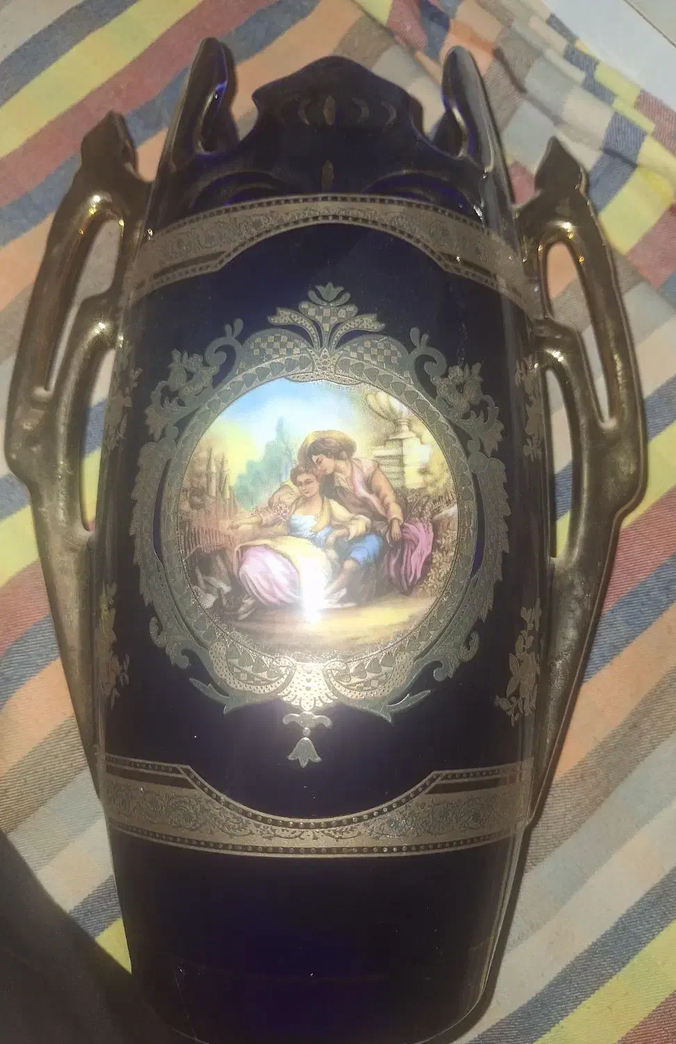 گلدان سورمه ای|صنایع دستی و سایر لوازم تزئینی|حمیدیا, |دیوار