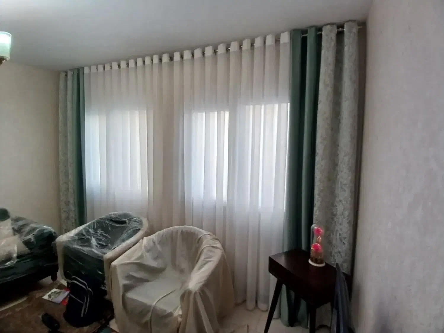 پرده پانچی|پرده، رانر، رومیزی|اسلامشهر, شهرک واوان|دیوار