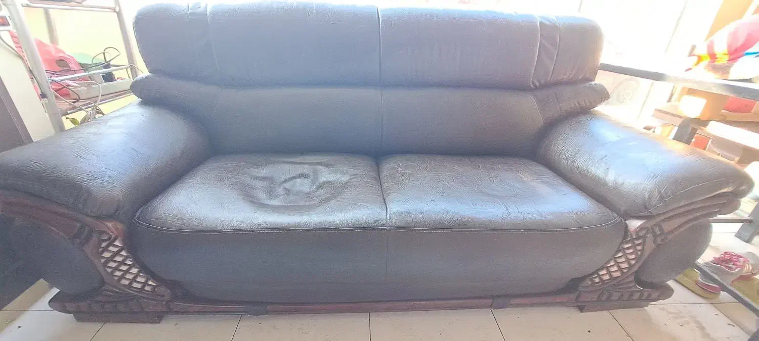 مبل چرمی ۳ نفره|مبلمان اداری|ارومیه, |دیوار