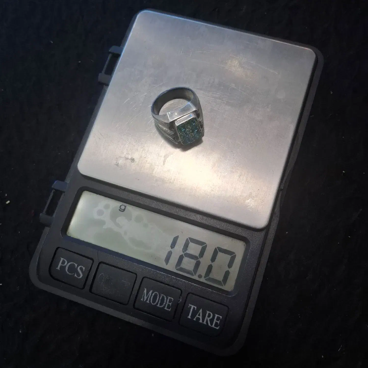 انگشتر موزونایت شش سنگ پایه سجادی|جواهرات|کرمانشاه, |دیوار