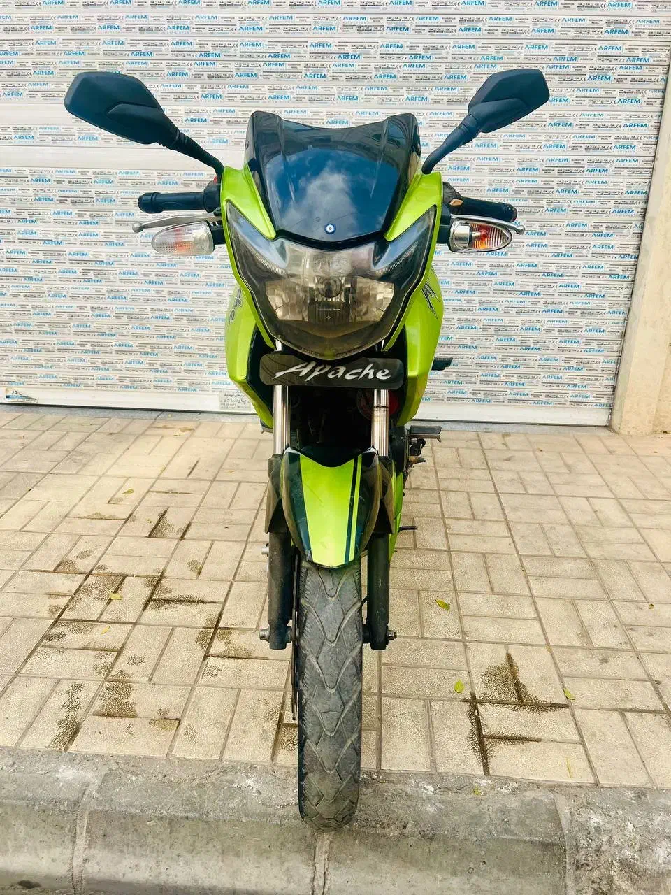آپاچی سبز ۱50|موتورسیکلت|نیشابور, شهرک ولیعصر|دیوار