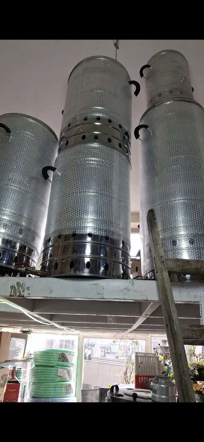 سماور هیئتی سماور بشکه ای استیل|سماور، چای‌ساز، قهوه‌ساز|تبریز, |دیوار