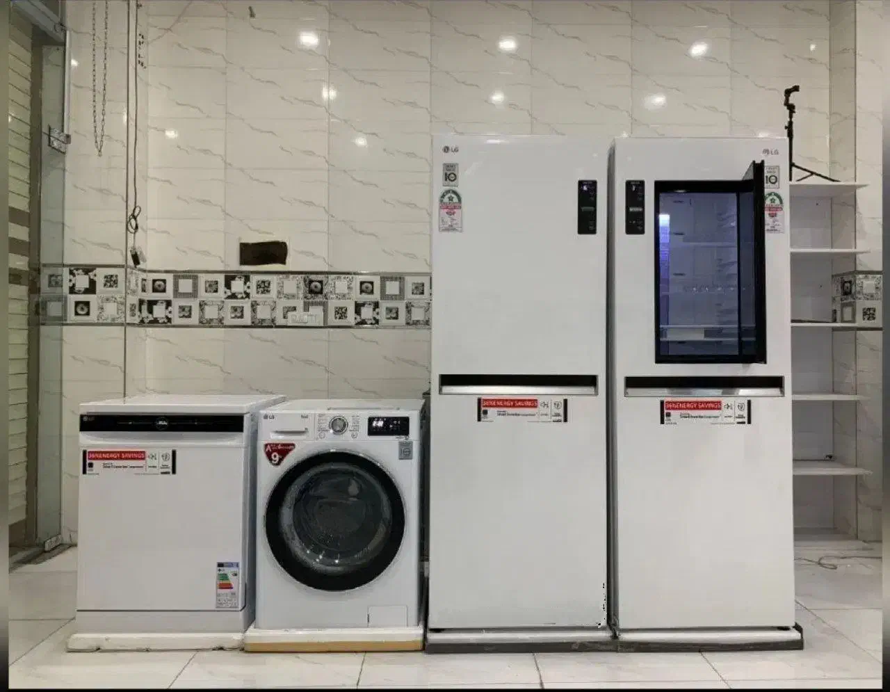 لباسشویی الجی|ماشین لباسشویی و خشک‌کن لباس|بوشهر, |دیوار