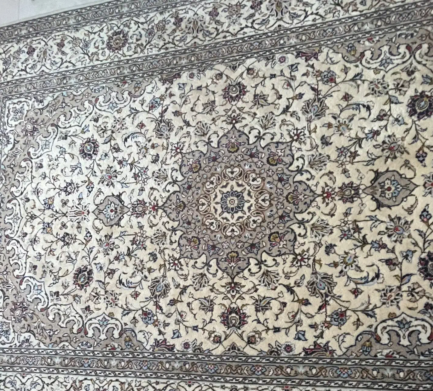 فرش دست باف|فرش|اصفهان, باغ زرشک|دیوار