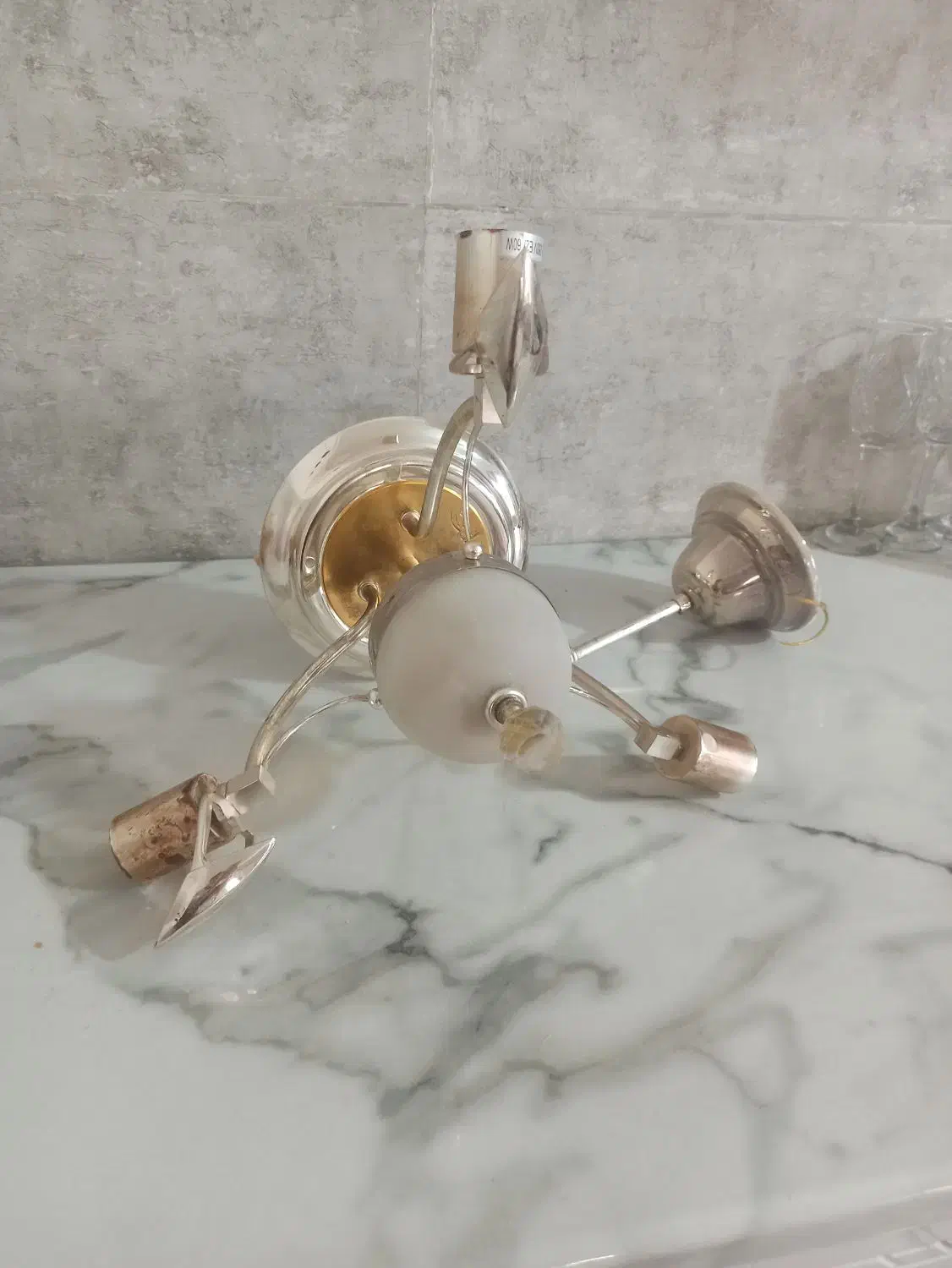 لوستر سه شاخه|لوستر و چراغ آویز|ارومیه, |دیوار