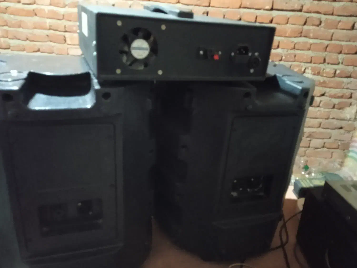 دو عدد باند ۱۲اینج با یک دستگاه پاور قدرتمند|سیستم صوتی خانگی|بناب, |دیوار