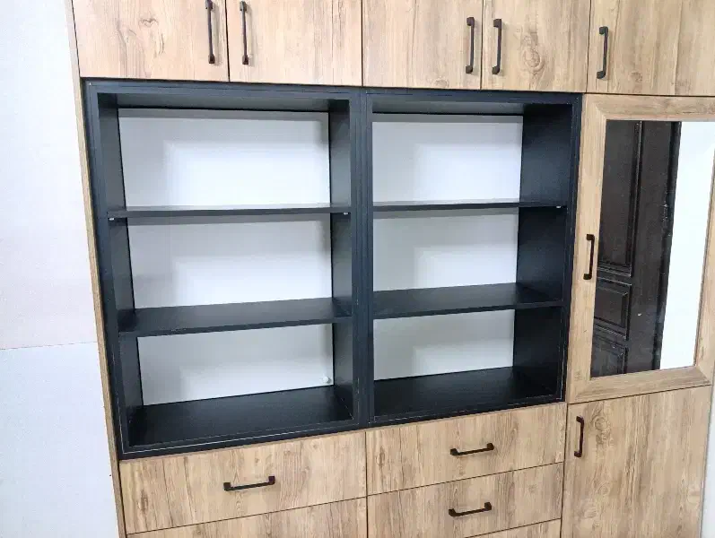 ساخت انواع کتابخانه و میز تحریر|کتابخانه، شلف، قفسه‌های دیواری|خاوران, |دیوار