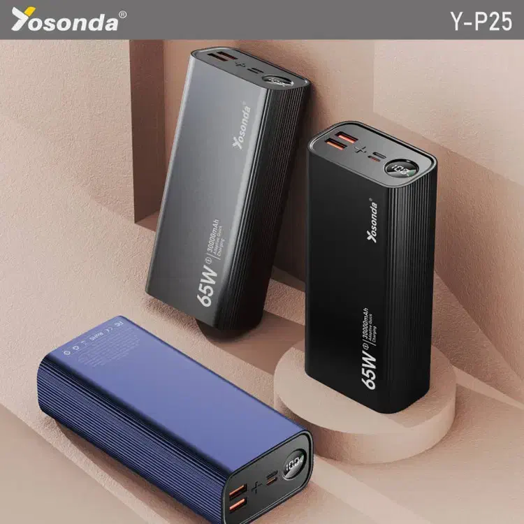 پاوربانک 30000 اورجینال YOSONDA مدل P25 فست 65W|لوازم جانبی موبایل و تبلت|تهران, اسکندری|دیوار