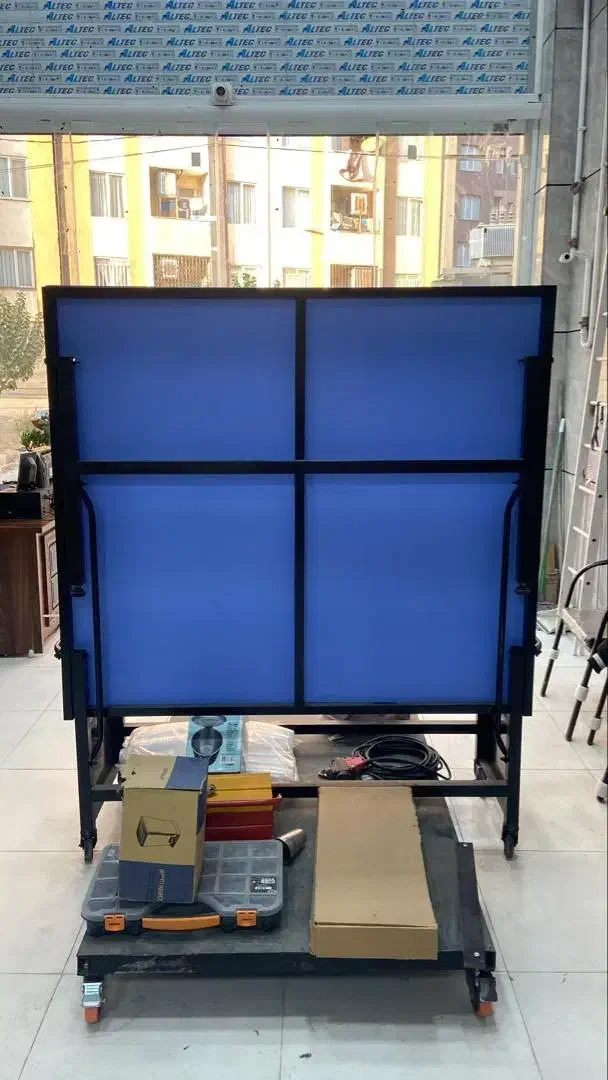 میز پینگ پونگ نو تاشو با راکت های برند Loki|ورزشهای توپی|آبیک, |دیوار